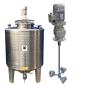 Preview: 1000L stainless steel vessel with thermoplate and cone stirrer agitator