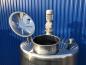 Preview: 1000L stainless steel vessel with thermoplate and cone stirrer agitator