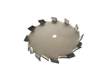 Dissolver discs 1.4571 with drilling without side holes