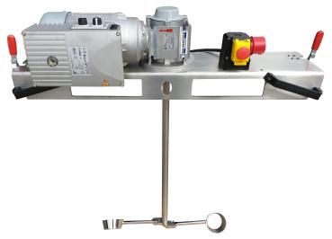 Preview: Container agitator type IBC-0250 suitable for liquids with up to 10000 mPas in an 1000 liter IBC container