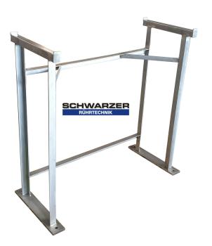 Preview: Container agitator type IBC-0170 suitable for liquids with up to 5000 mPas in an 1000 liter IBC container