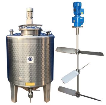 1000L stainless steel vessel with thermoplate and beam stirrer agitator