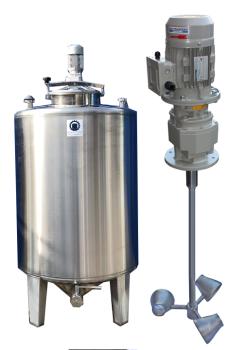 1305L Stainless steel vessel with cone stirrer agitator