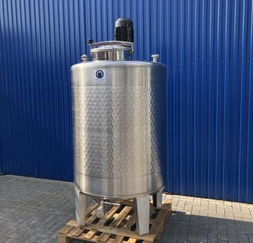 Preview: 1305L stainless steel vessel with thermoplate and dissolver agitator