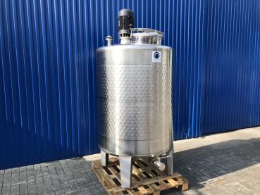 Preview: 1305L stainless steel vessel with thermoplate and dissolver agitator