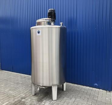 Preview: 1533L stainless steel vessel with dissolver agitator