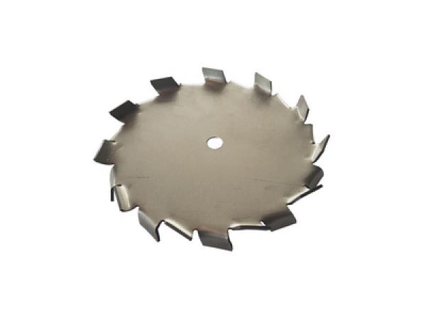 Dissolver discs 1.4571 with drilling without side holes