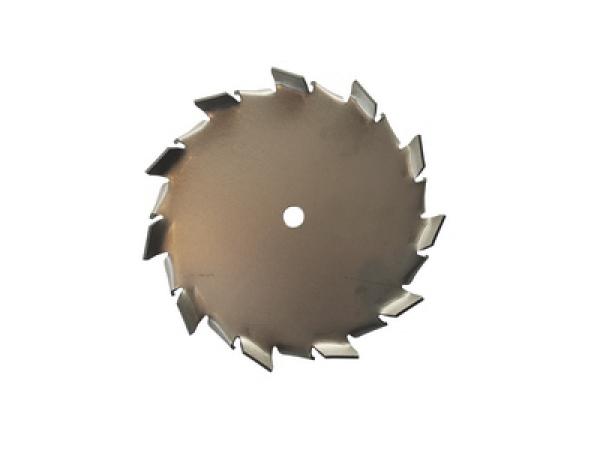 Dissolver discs 1.4571 with drilling without side holes