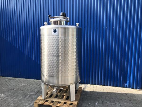 1305L Stainless steel vessel with thermoplate and propeller agitator