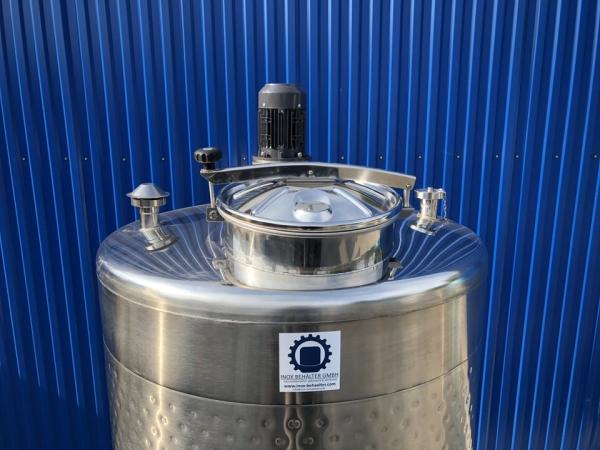 1305L Stainless steel vessel with thermoplate and propeller agitator