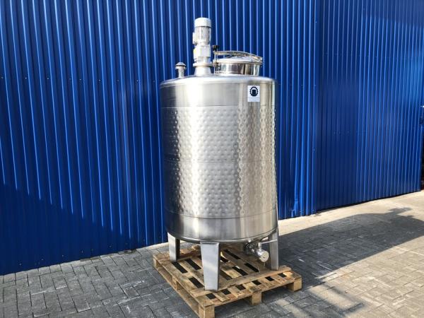 1305L Stainless steel vessel with thermoplate and beam stirrer agitator