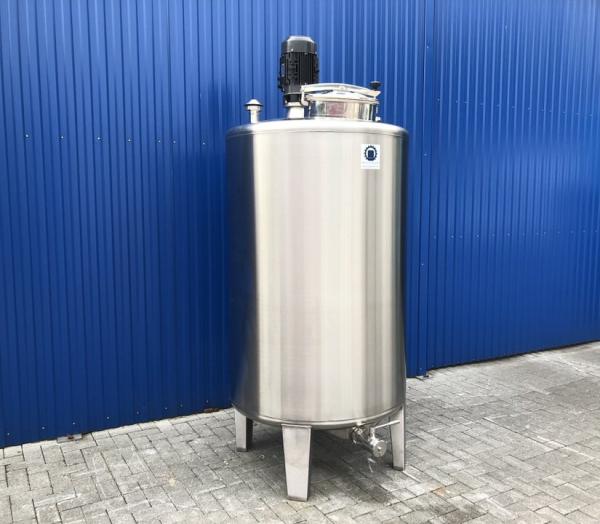 1533L stainless steel vessel with dissolver agitator