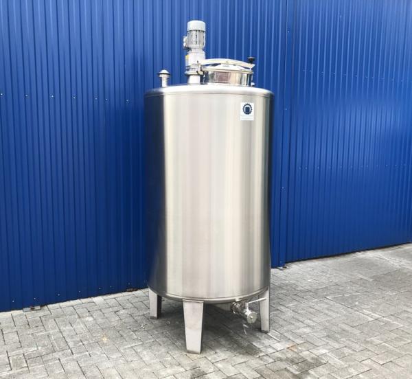 1533L stainless steel vessel with beam stirrer agitator
