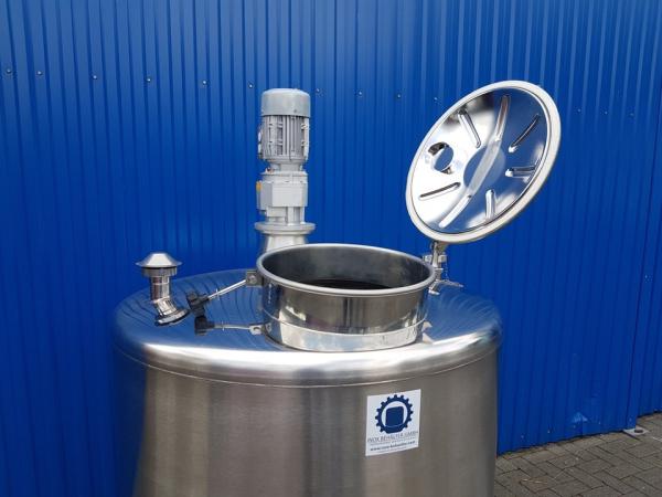 734L Stainless steel vessel with cone stirrer agitator