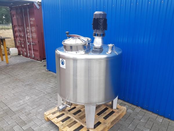 734L stainless steel vessel with dissolver agitator