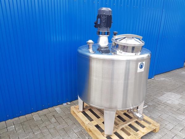 734L stainless steel vessel with dissolver agitator