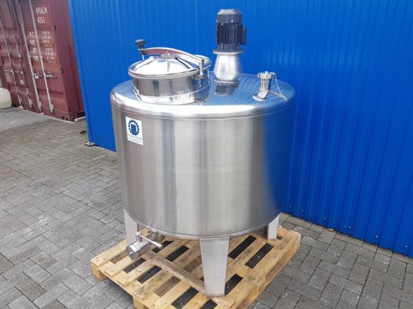 734L stainless steel vessel with propeller agitator
