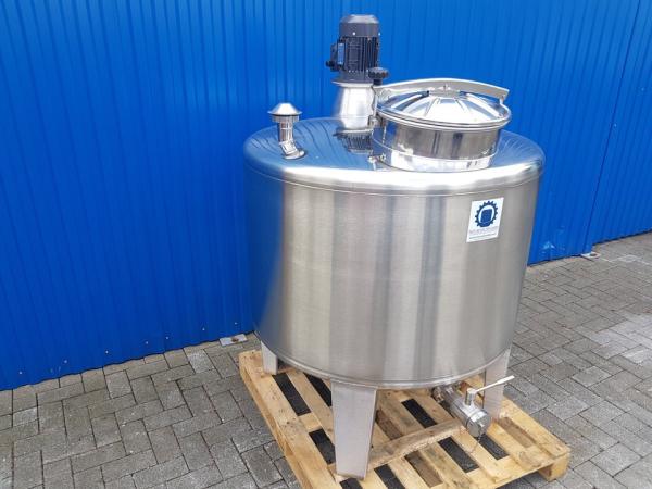 734L stainless steel vessel with propeller agitator