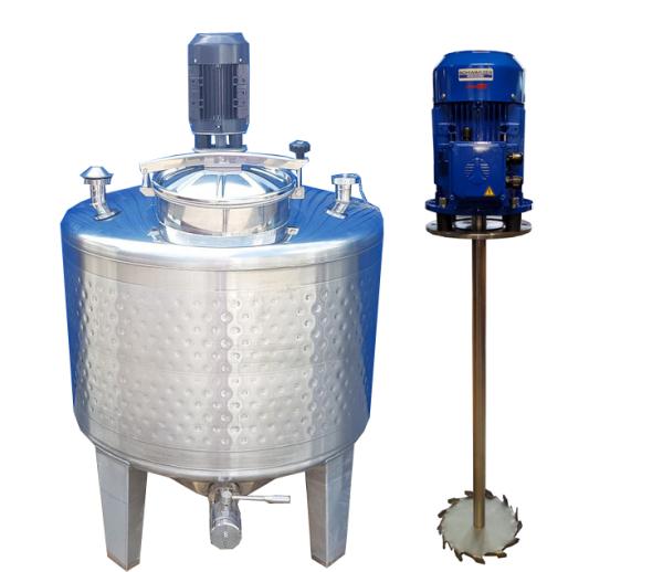 734L Stainless steel vessel with thermoplate and dissolver agitator