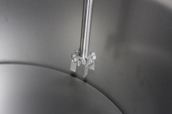 Drum agitator for 200 liter steel drums with bunghole 2"