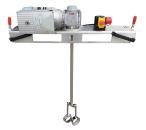 Container agitator type IBC-0250 suitable for liquids with up to 10000 mPas in an 1000 liter IBC container