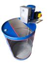 Drum stirrer electronically adjustable for 200 litre steel drums with 2" bunghole